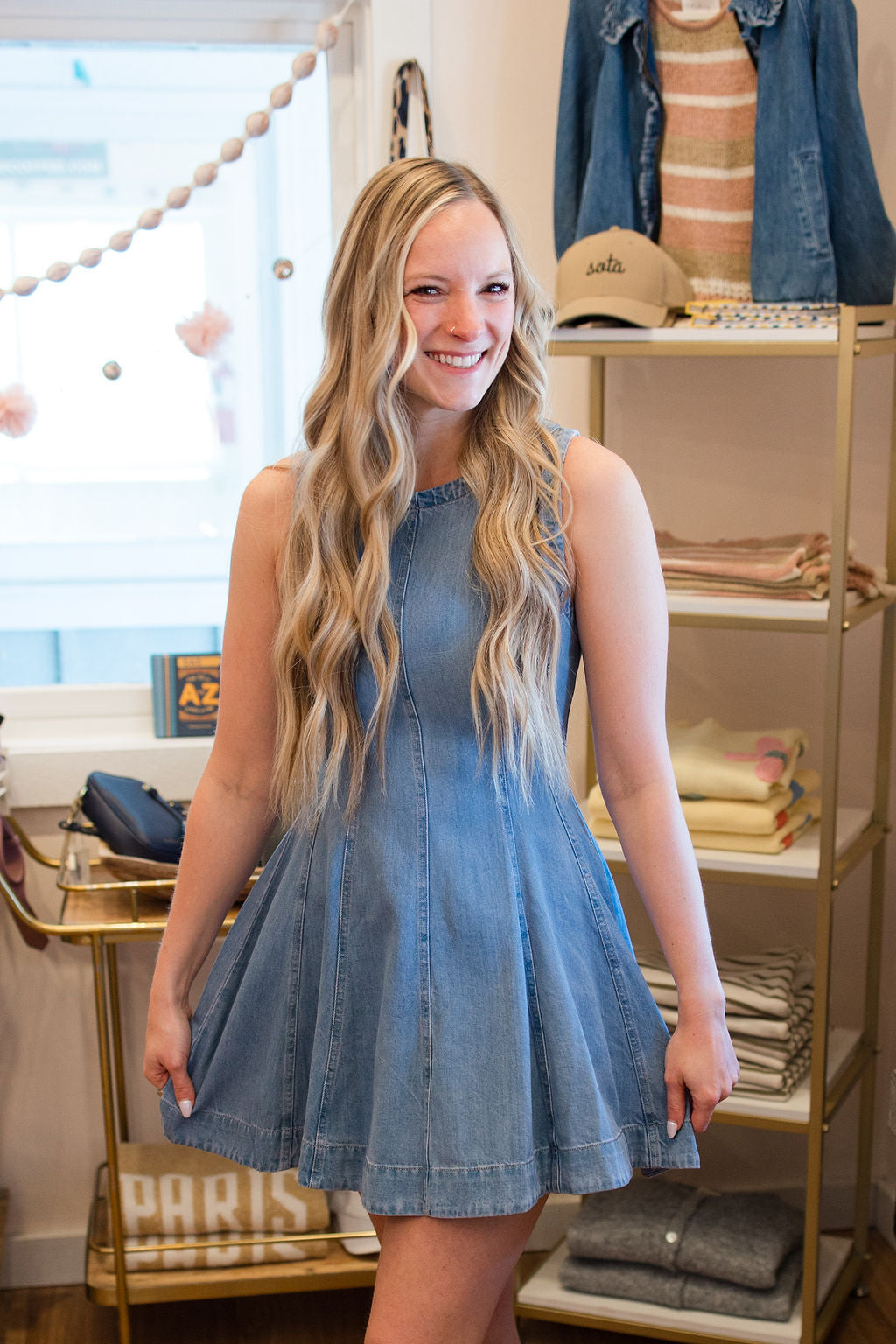 park denim dress Denim Mini Dress XS