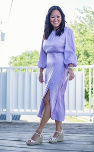 Skies Are Blue: Lilac Dress