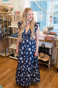 skies are blue dress Skies Are Blue: Navy Seashell Dress – Primrose Park Boutique